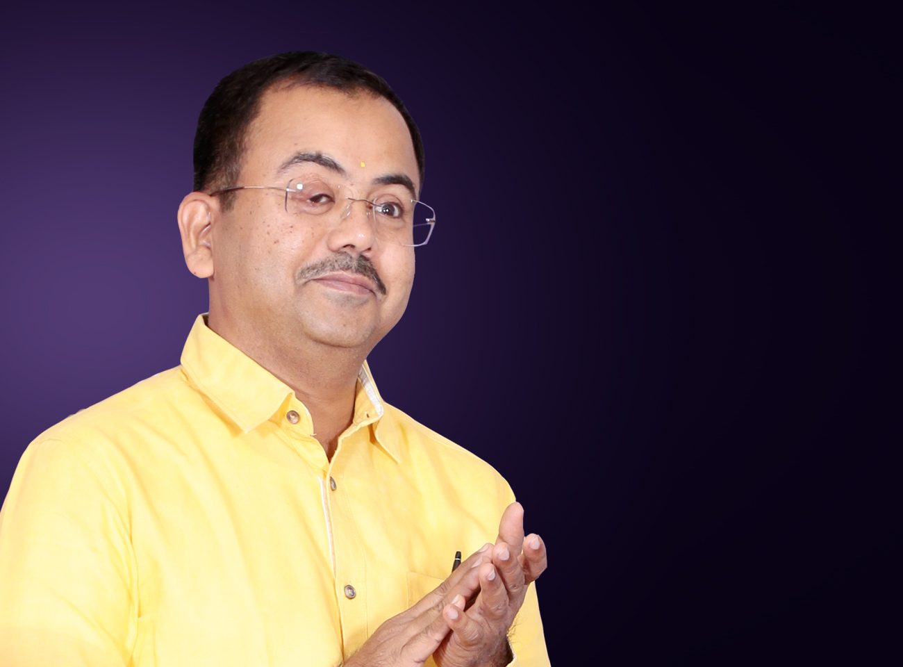T.R. Sivaram at a speaking and mentoring session