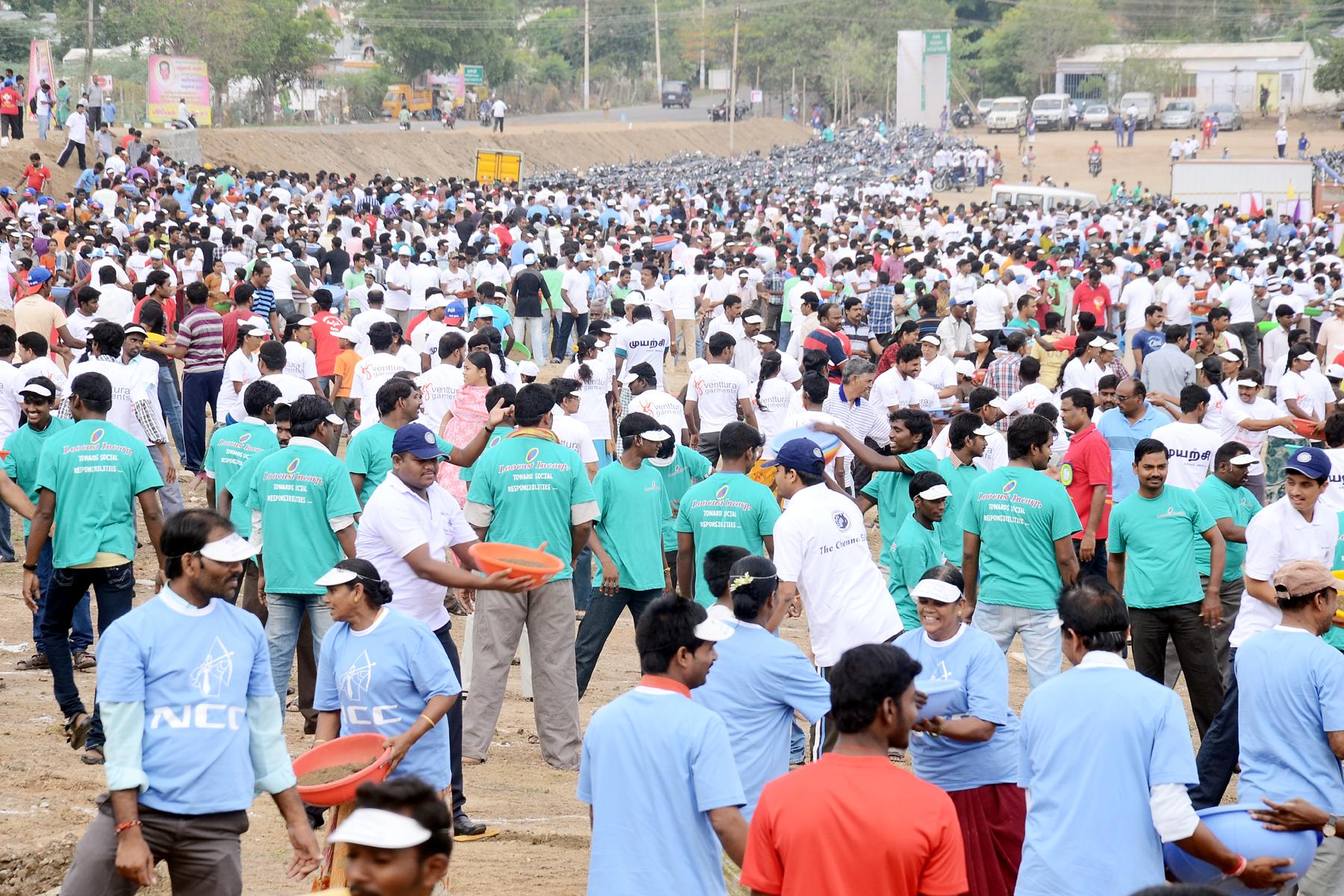 Andipalayam Lake restoration