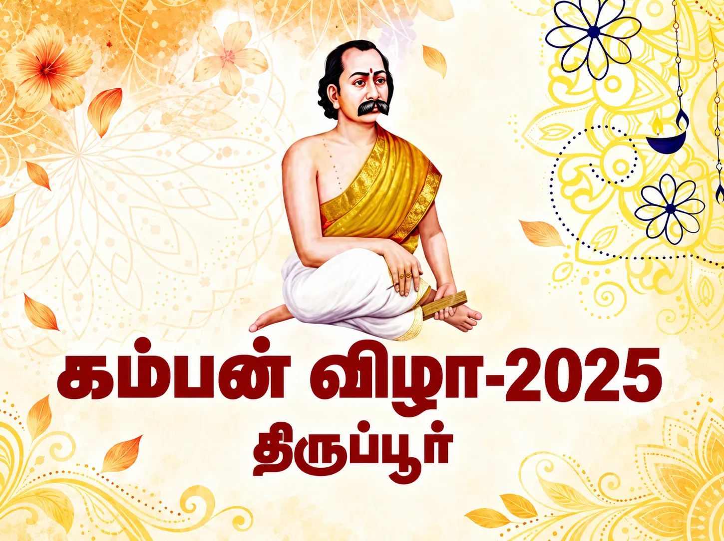 Treasurer — Tirupur Kamban Kazhagam — Religious & Tamil Literature Association — Registered under Tamilnadu Societies Act — Regn No: 153/2007